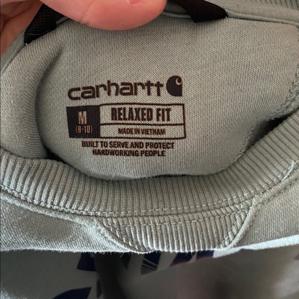 Carhartt crew neck sage green size medium - Picture 2 of 3